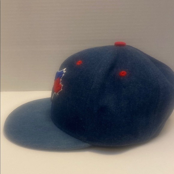 Toronto Blue Jays Denim Adjustable Snapback Baseball Hat Cap Presented by Honda - Picture 6 of 9